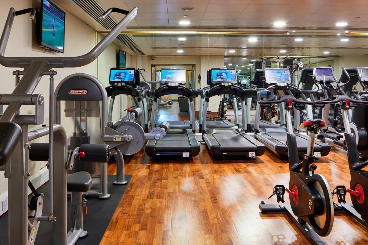 London Marriott Hotel Canary Wharf Londres Exterior foto The gym at the hotel