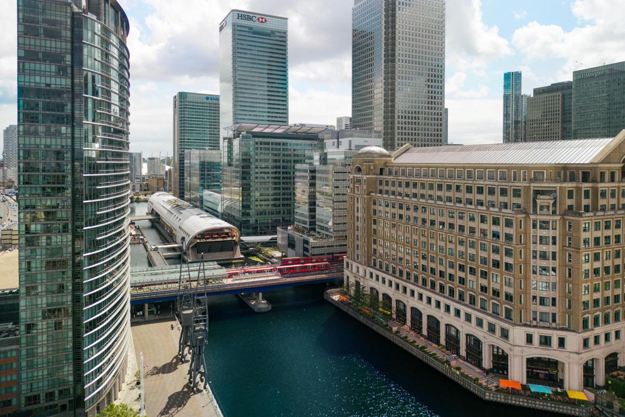London Marriott Hotel Canary Wharf Londres Exterior foto Canary Wharf